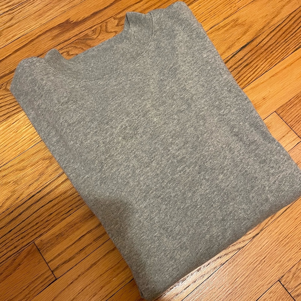 Fear of God Essentials Long Sleeve T-Shirt Dark Heather Oatmeal Size Extra Small